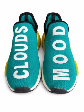adidas x Pharrell Human Race NMD TR Sun Glow Men’s 8.5 Teal Boost Sneakers